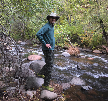 Brian Fultz In A Creek